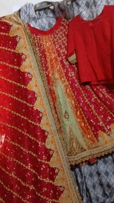 embroidered langha
