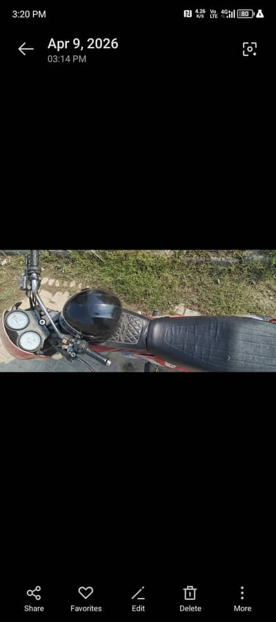 CG 125, 5 gear, red body