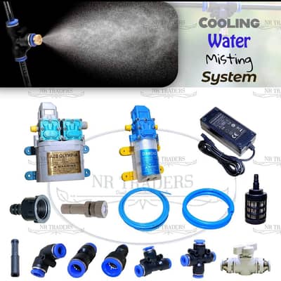 Misting Cooling System For Hens Poultry Shades Birds