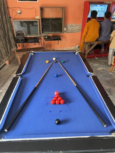 Snooker table 7 by 4