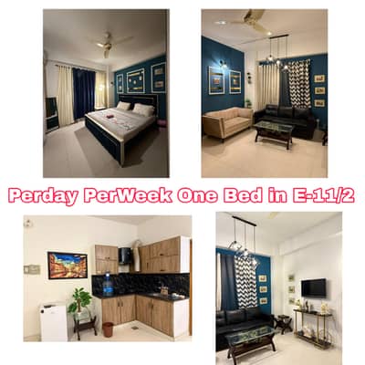 Per day one bedroom available for rent in e11 Islamabad
