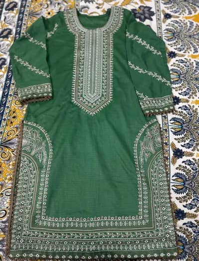 lawn embroidered suit
