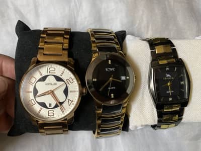 3 Branded Watches for Sale