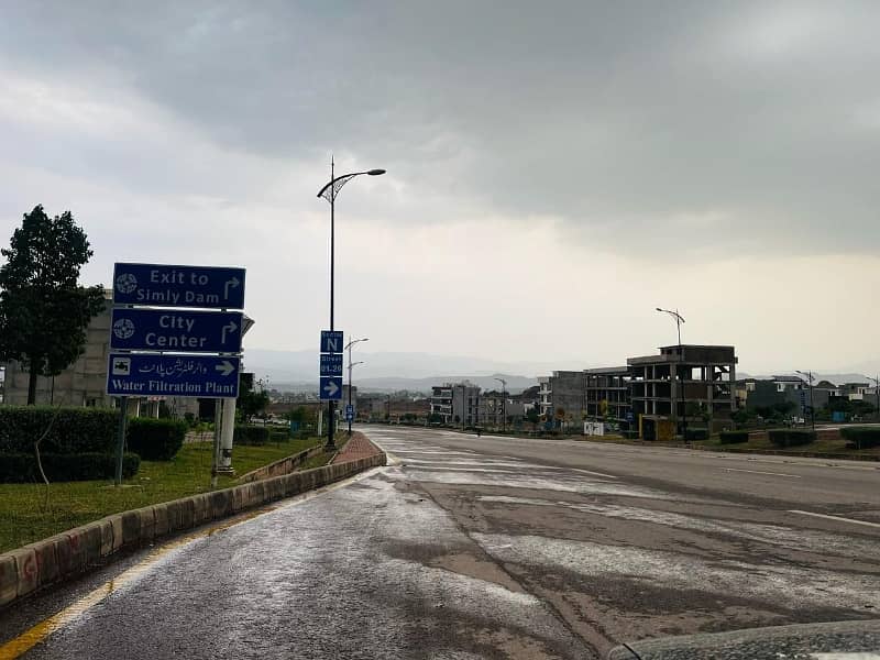 8Marla ideal location solid land plot with back open 5