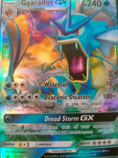 Gyarados GX near mint condition Rare Holo
