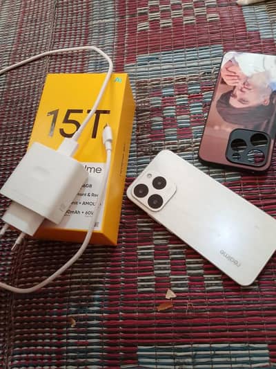 realme 15t for sale and exchange possible