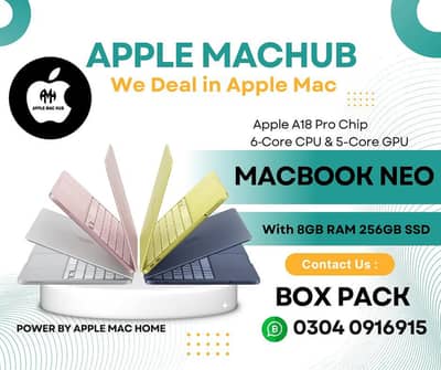MacBook Air M4/M5 & Neo | All Models | Box Pack | With Warranty