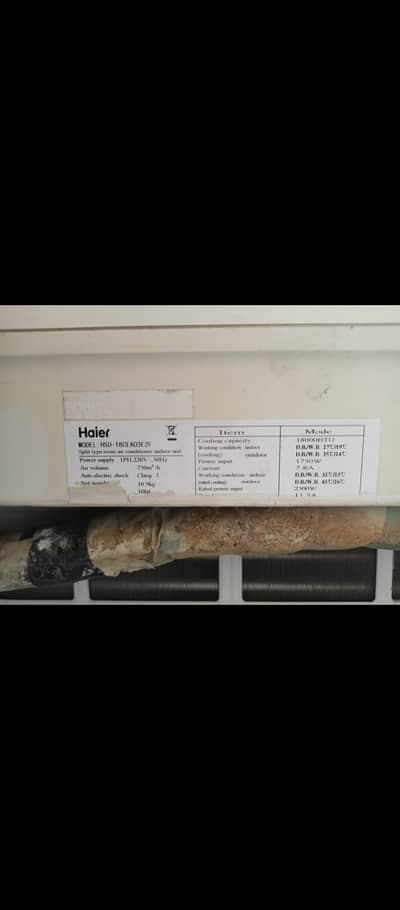 Haier 1.5 ton non inverter