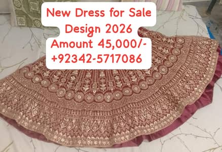 BRAND New Heavy Embroidered Bridal Lehenga 60% OFF Limited Stock