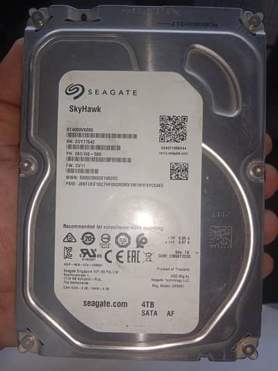 4TB Seagate Hard Drive