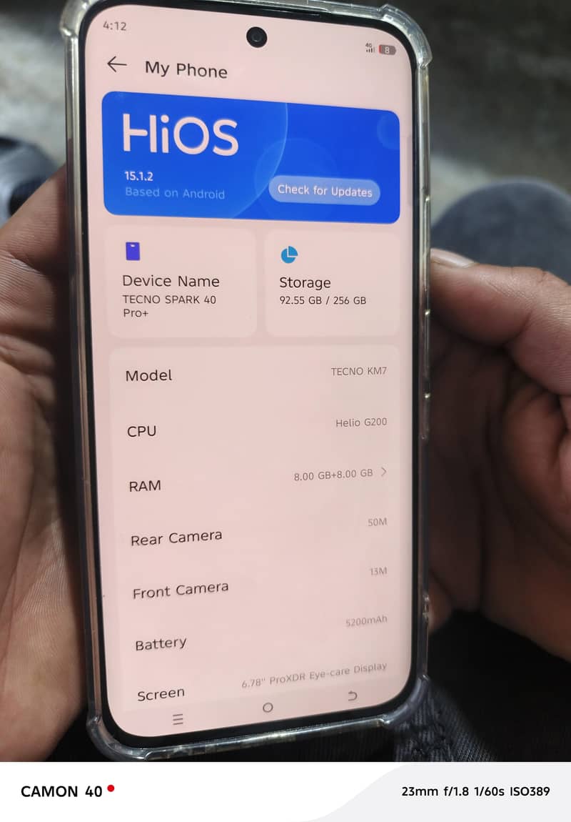 Techno spark 40 pro plus 3