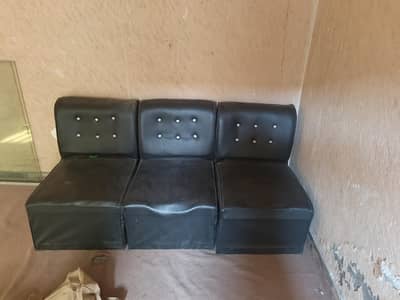 clinic counter and sofas