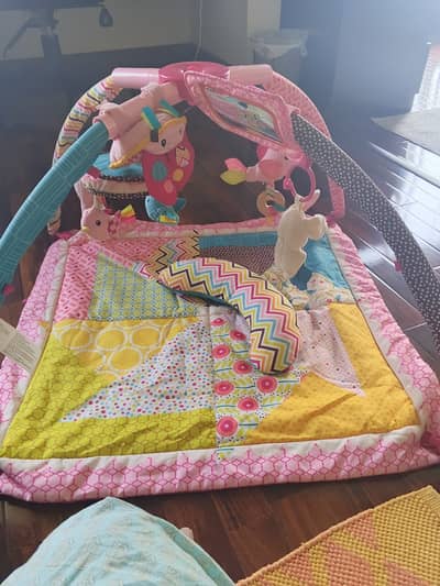 A almost new baby play gym is available for sale