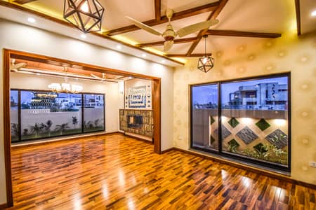 Lake City Meadows Modren 1Kanal Lower Portion with 10 KV Soler Available For Rent