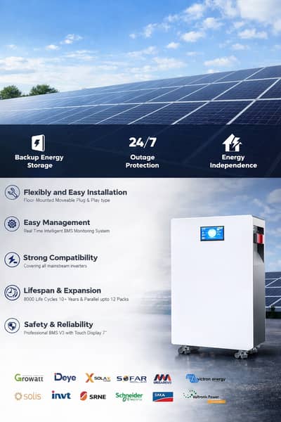 Lithium Battery 51.2v x 100ah
