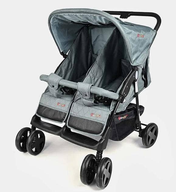 Baby Twin Two Seater Stroller 0