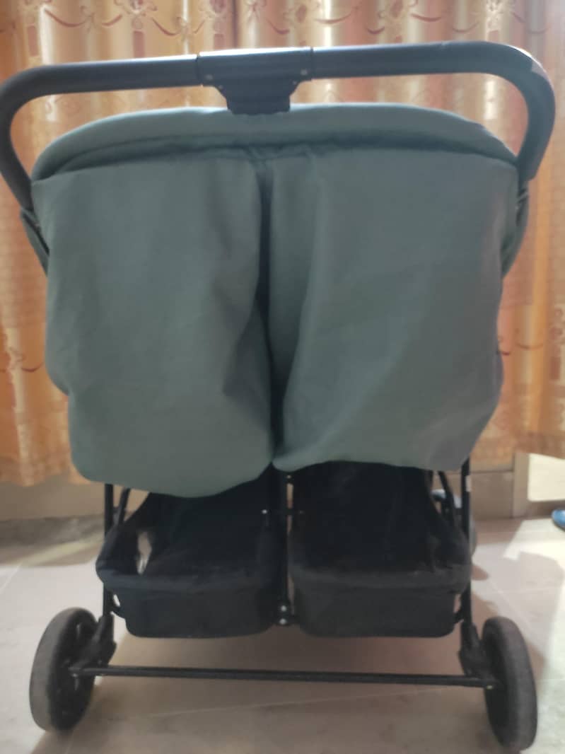 Baby Twin Two Seater Stroller 6