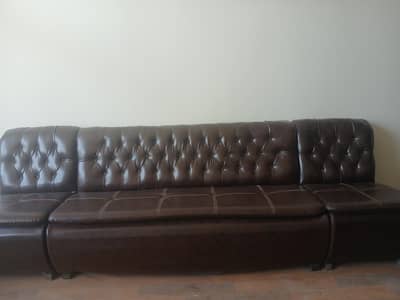 7 seater soap leather new condition