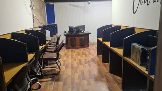 Furnished office for rent at baloch pull karachi