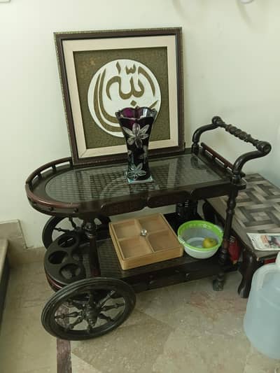 Tea Trolly and Tub