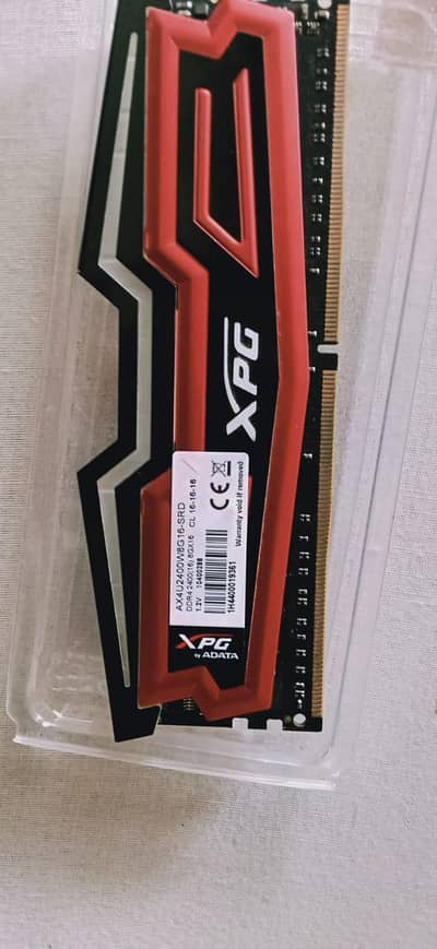 16GB DDR4 RAM ADATA XPG 2400MHz – Like New / Sealed