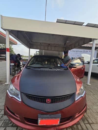 Honda Civic Prosmetic Imported / Burgundy / Karachi Registered