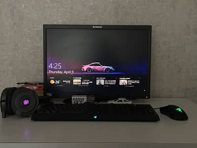 Gaming pc i3 9gen, gtx 1650, 8gb ddr4 heat sink ram, razer peripherals