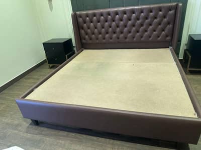 Leather Bed