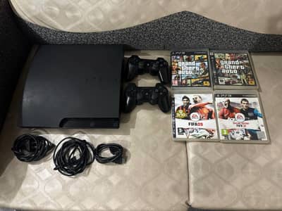  PS3 Slim Complete Gaming Bundle – Ready to Play 