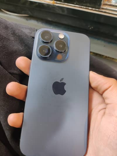 iphone 15 pro 128gb jv blue titanium