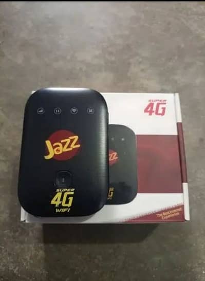 JAZZ SUPER 4G UNLOCKED INTERNET DEVICE WIFI FULL BOX WARRANTY 9 MONTHS