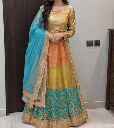 Top and Lehnga | Stitched | Used in Good condition