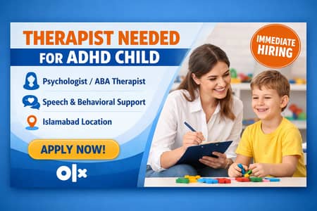 Therapist needed for ADHD Child