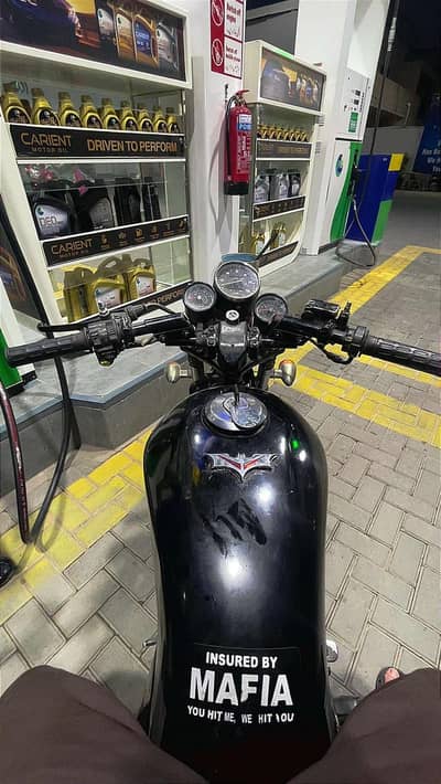 125 deluxe cafe racer bike