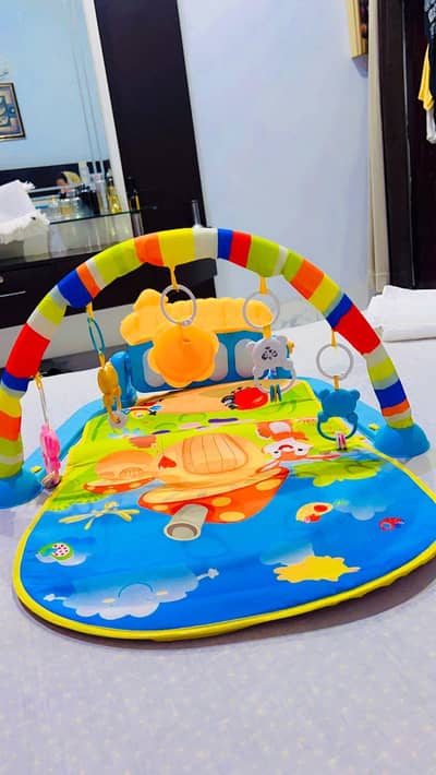 baby praying piano mat gym for infant baby