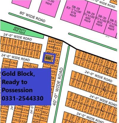 PLOT FOR SALE IN NORTH TOWN RESIDENCY PHASE 1 OLD EXTENSION BLOCK