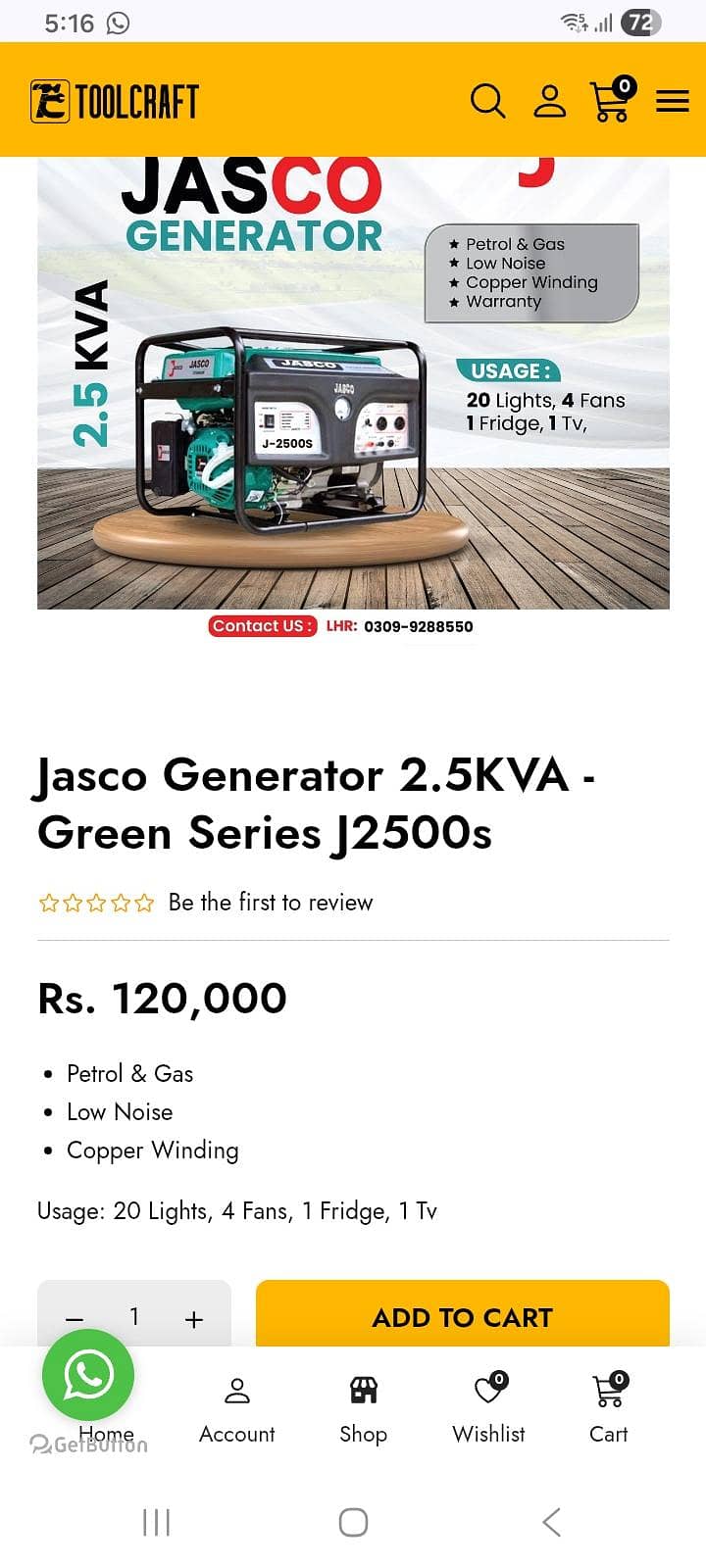Jasco Generator 2