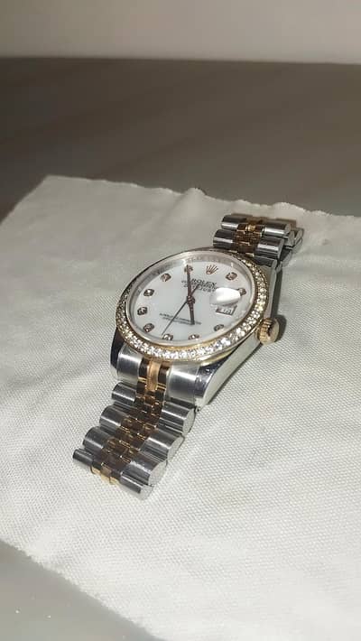 Rolex Oyster Perpetual Datejust two tone 18k gold