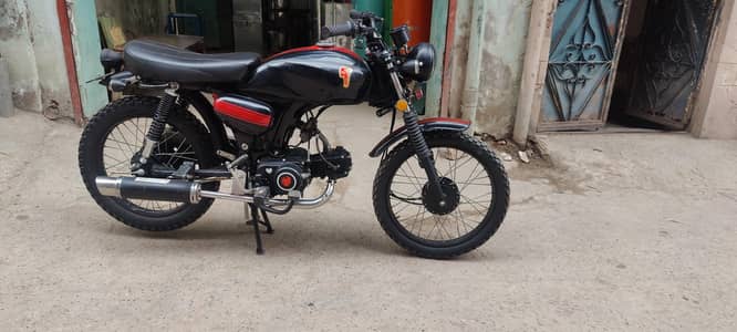 Honda CD 70 convert into cafe racer