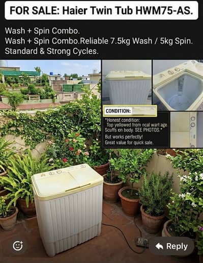 Hier Washing Machine for Sale