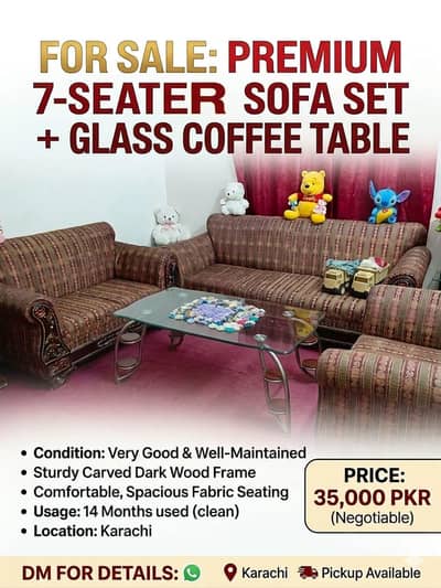7 Seater Sofa Set