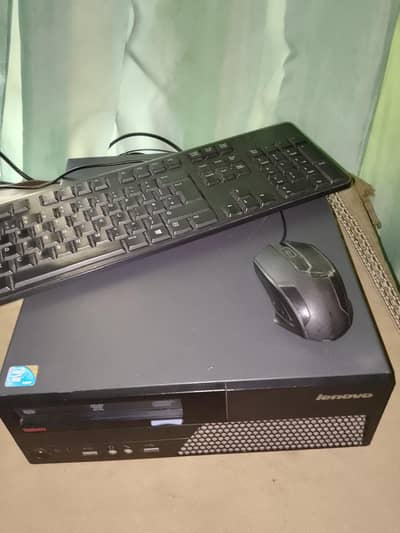 Core 2 duo CPU 2 GB ram  keyboard and mouse