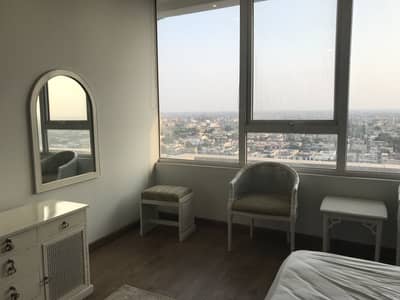 1 BEDROOM + MAID ROOM FULLY FURNISHED TOP FLOOR APARTMENT