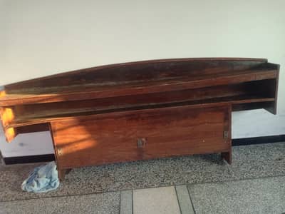 double bed with side tables