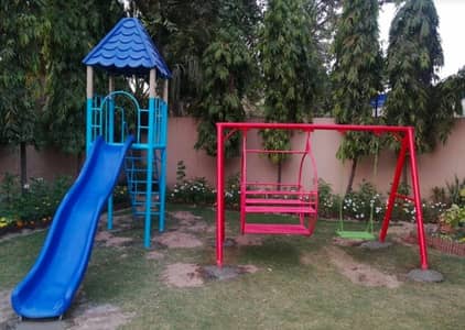 Iron & Pvc Swings | Park Swings | Kids Swings | Kids Slides in Lahore