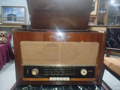 antique radio set from the 90 s