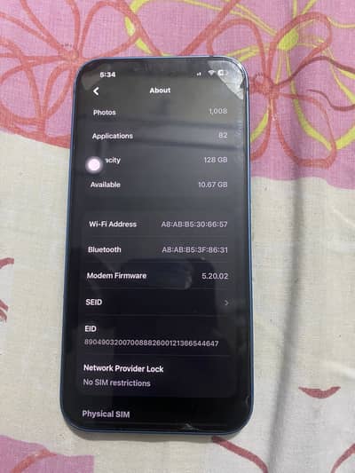 Iphone 13 10/9 condition 95 % health Pta approved