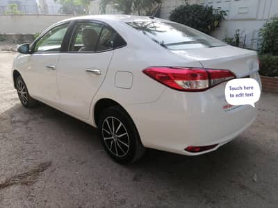 Toyota Corolla Yaris ATIV 2021 model 2021 registered white