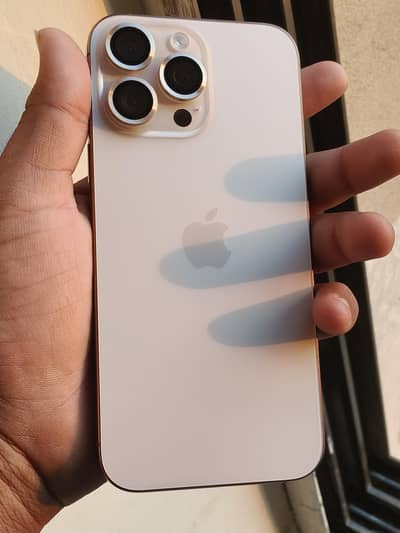 I phone 16 pro Max jv  with box and original cable