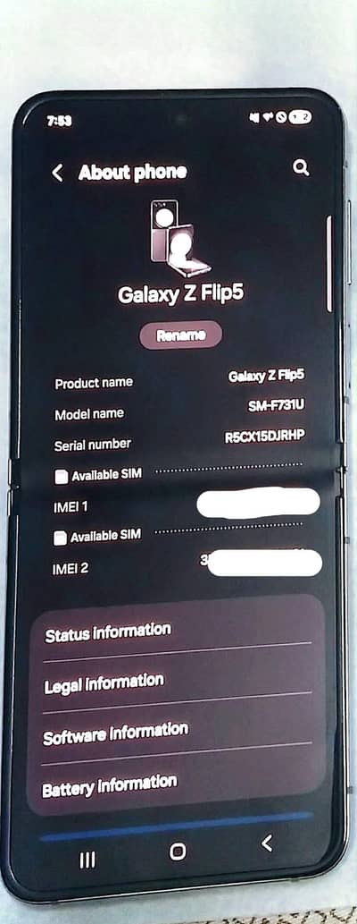 Samsung Galaxy Z flip 5